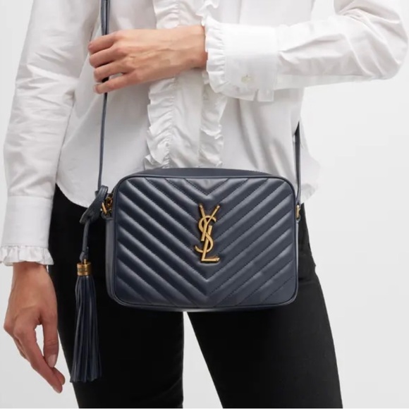 Saint Laurent Lou Medium Camera Monogram YSL Calf Crossbody Bag - Picture 3 of 16